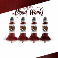 Big Joel's Blood Works Color Set. World Famous Tattoo Ink